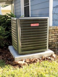 goodman ac unit outside home